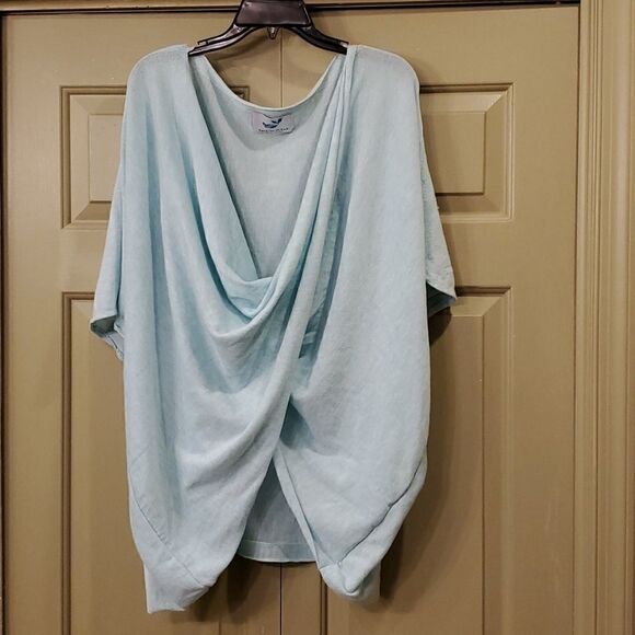 Save the Ocean Apparel Company twist front poncho - Picture 1 of 7